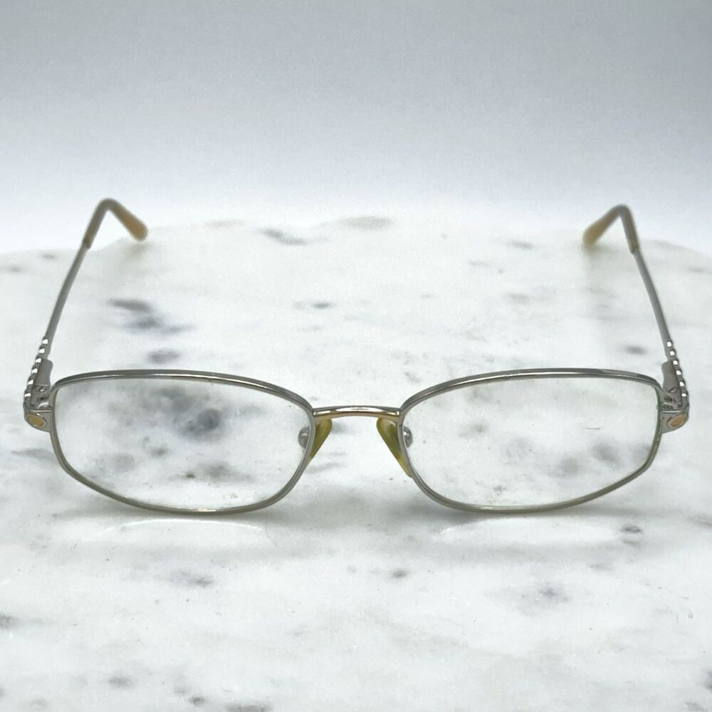 Sferoflex 2490 104 Full Rim Silver/Gold Metal Eyeglasses Frames Italy 49-16-130